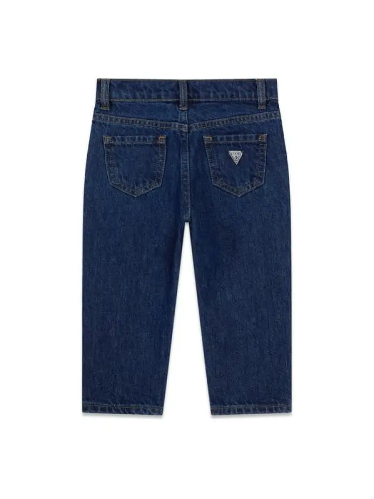 pantalone in denim bambina all over miniatura 2