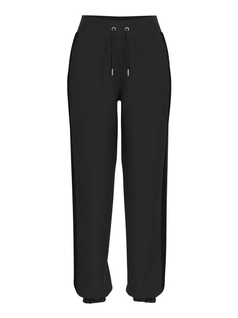 pantalone jogger guess aelia da donna - nero