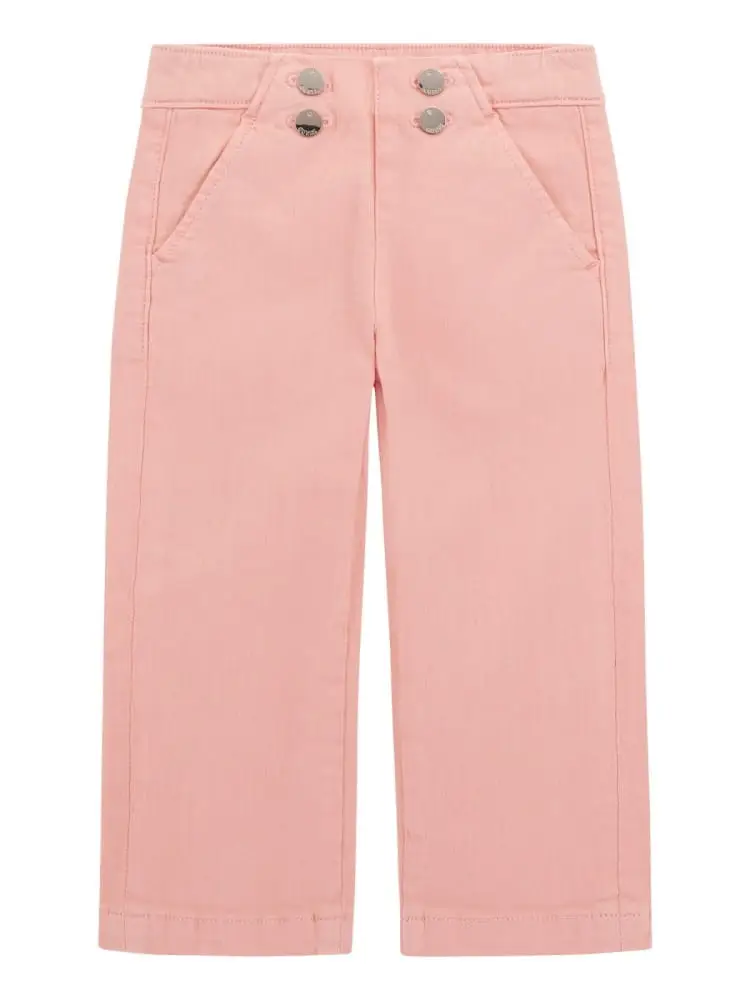 pantalone kids rosa vestibilità palazzo