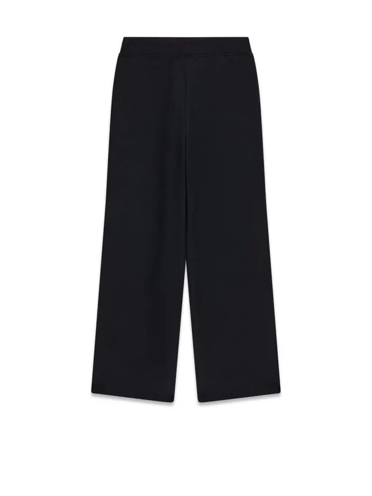 pantalone nero bambina mini logo miniatura 2