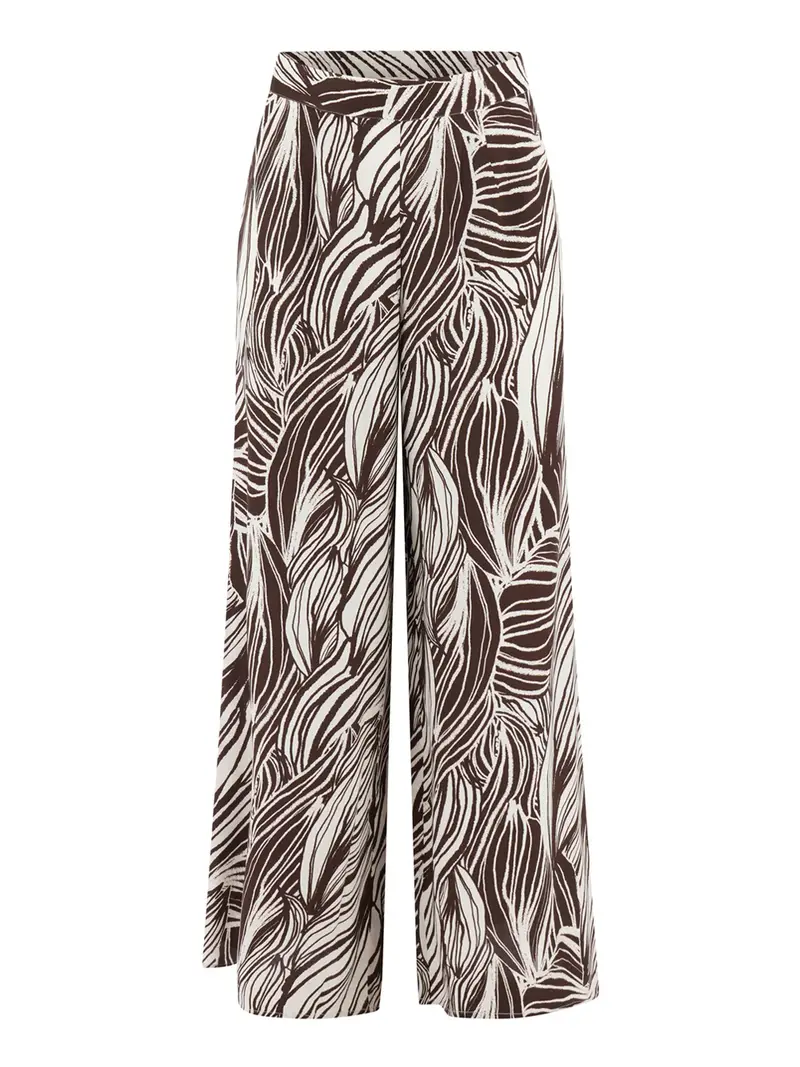 pantalone palazzo guess zoe da donna - multicolore