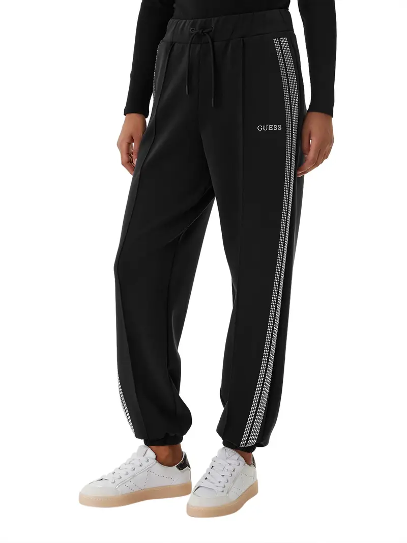 pantalone tuta guess berthe da donna - nero