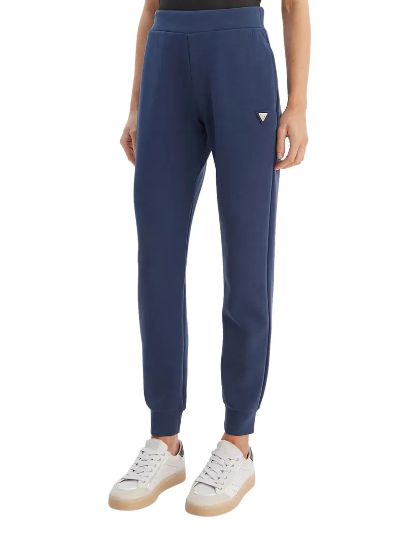 pantalone tuta guess olympe da donna - blu
