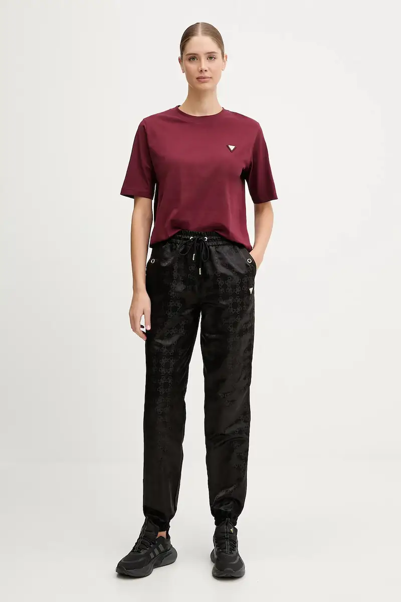 pantaloni AOP donna colore nero V5YB14 WHFU0 miniatura 2