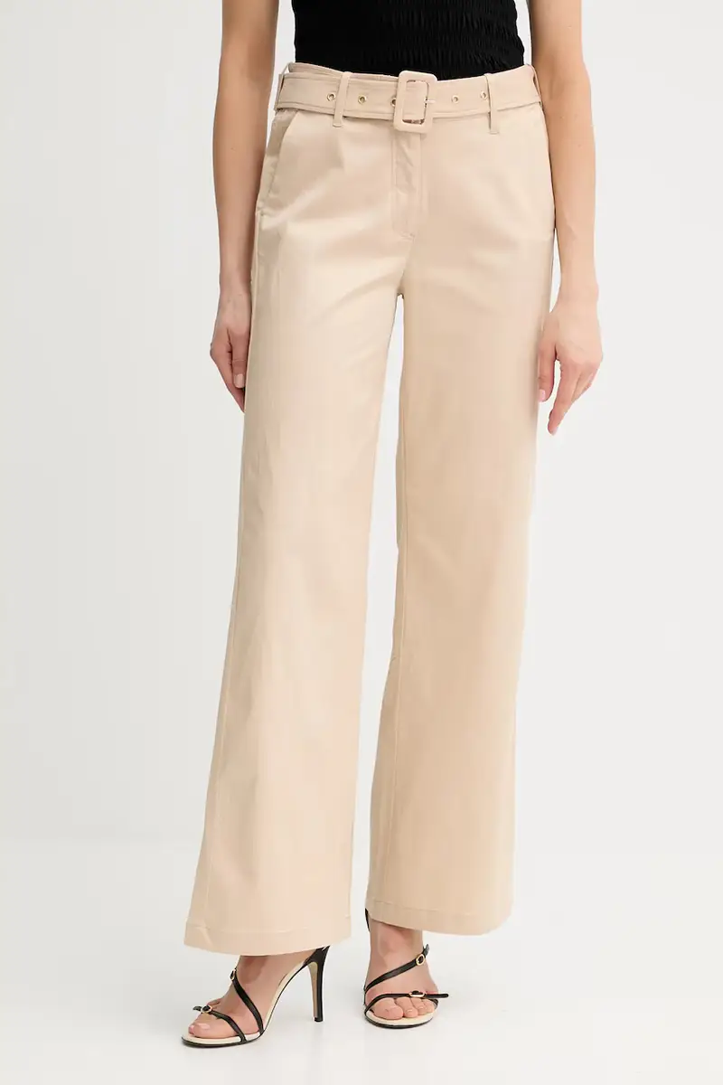 pantaloni AURORA donna colore beige W5GB13 WH5M2