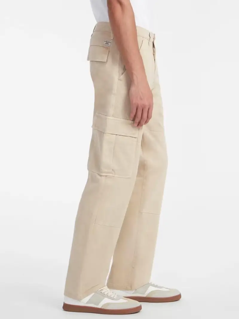 Pantaloni beige miniatura 2