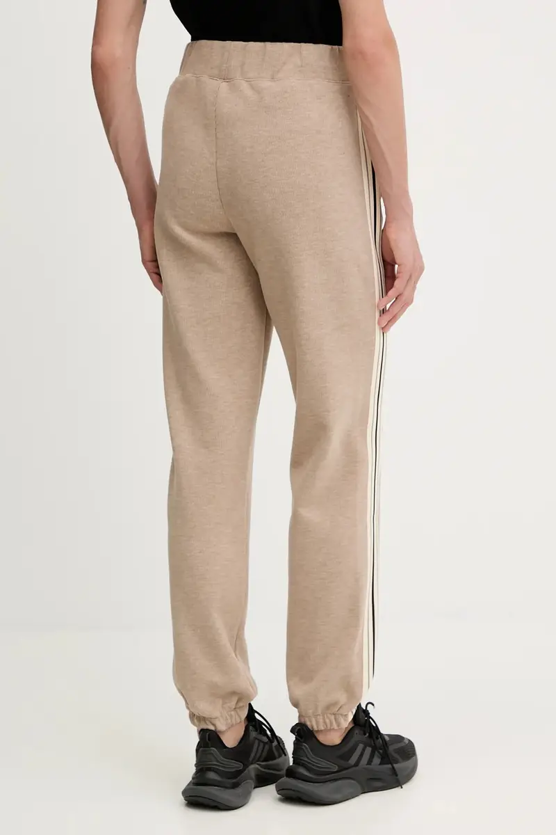 pantaloni con aggiunta di cotone bambini MURIEL donna colore beige con applicazione V5BB17 KCX52 miniatura 3