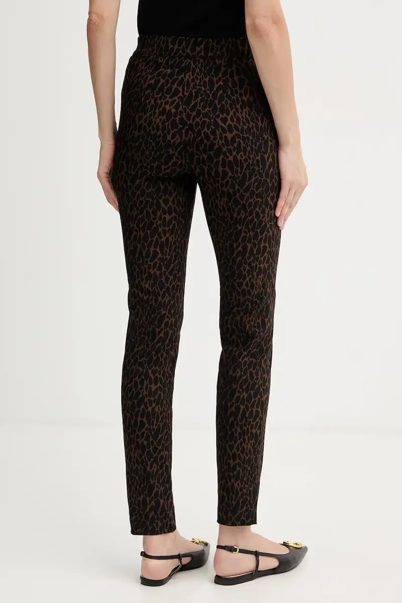 Guess Pantaloni leopardati marrone miniatura 3