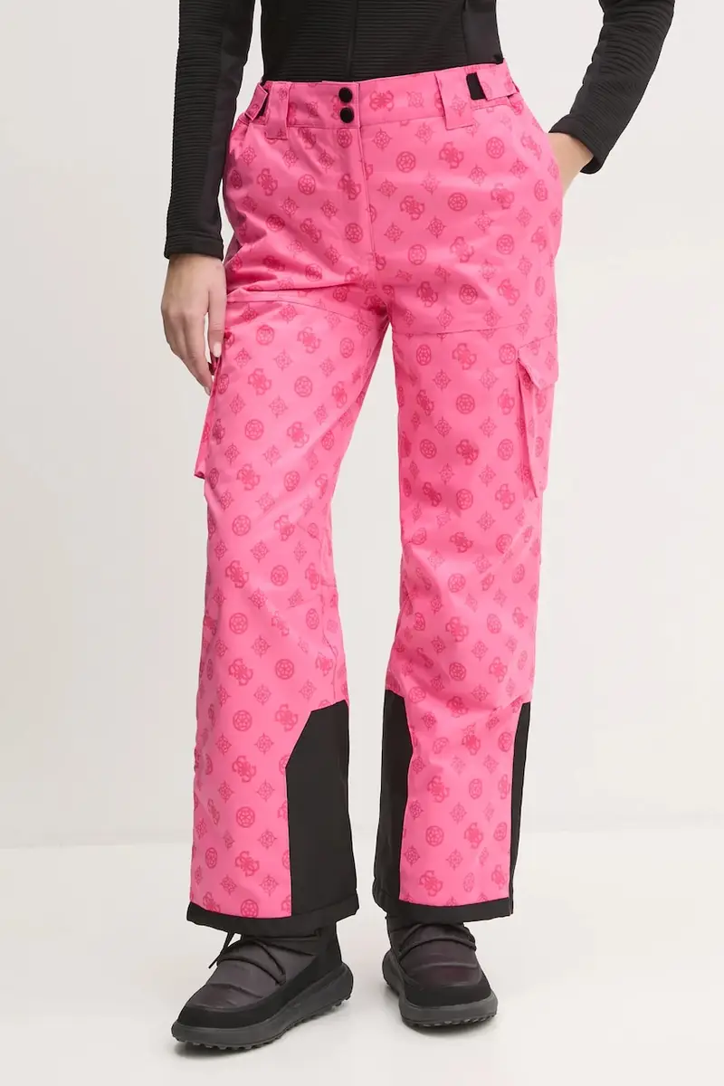 pantaloni da sci colore rosa W4PB60 WH0K0