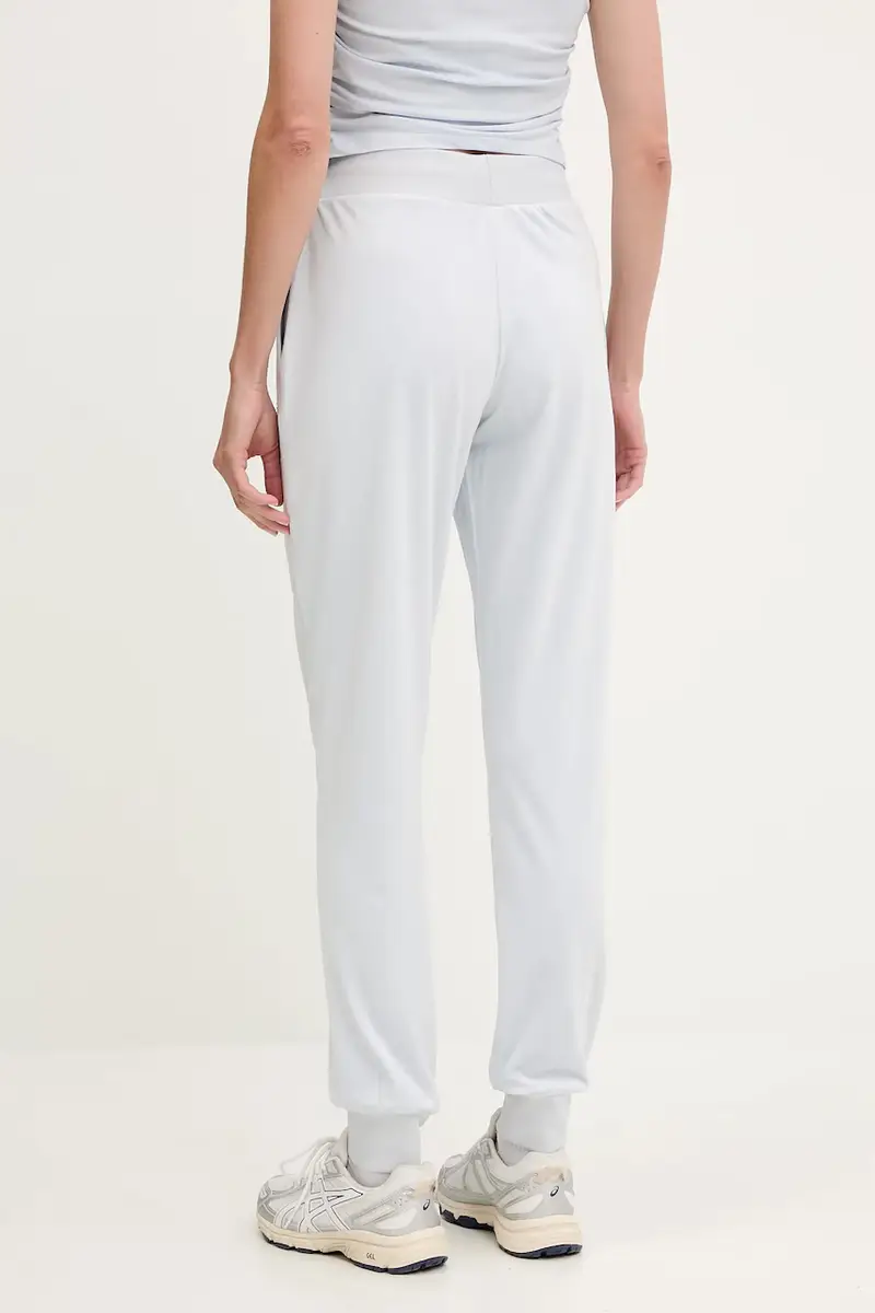 pantaloni da tuta in velluto COUTURE donna colore blu V3BB27 K0232 miniatura 3