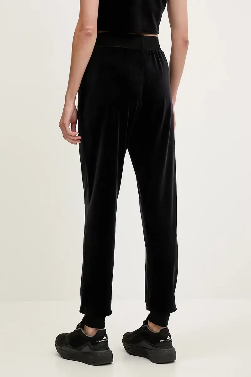 pantaloni da tuta in velluto COUTURE donna colore nero V3BB27 K0232 miniatura 3