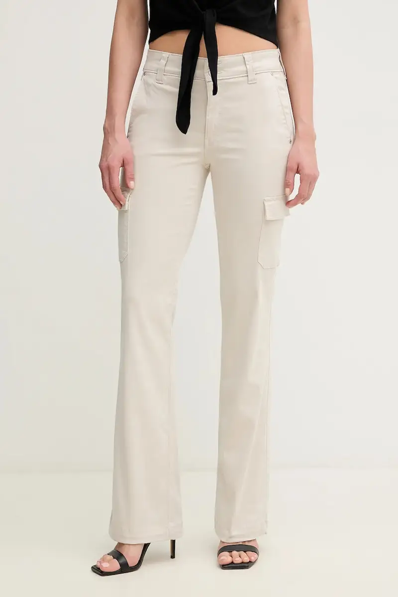 pantaloni donna colore beige W5GA1B W93CL