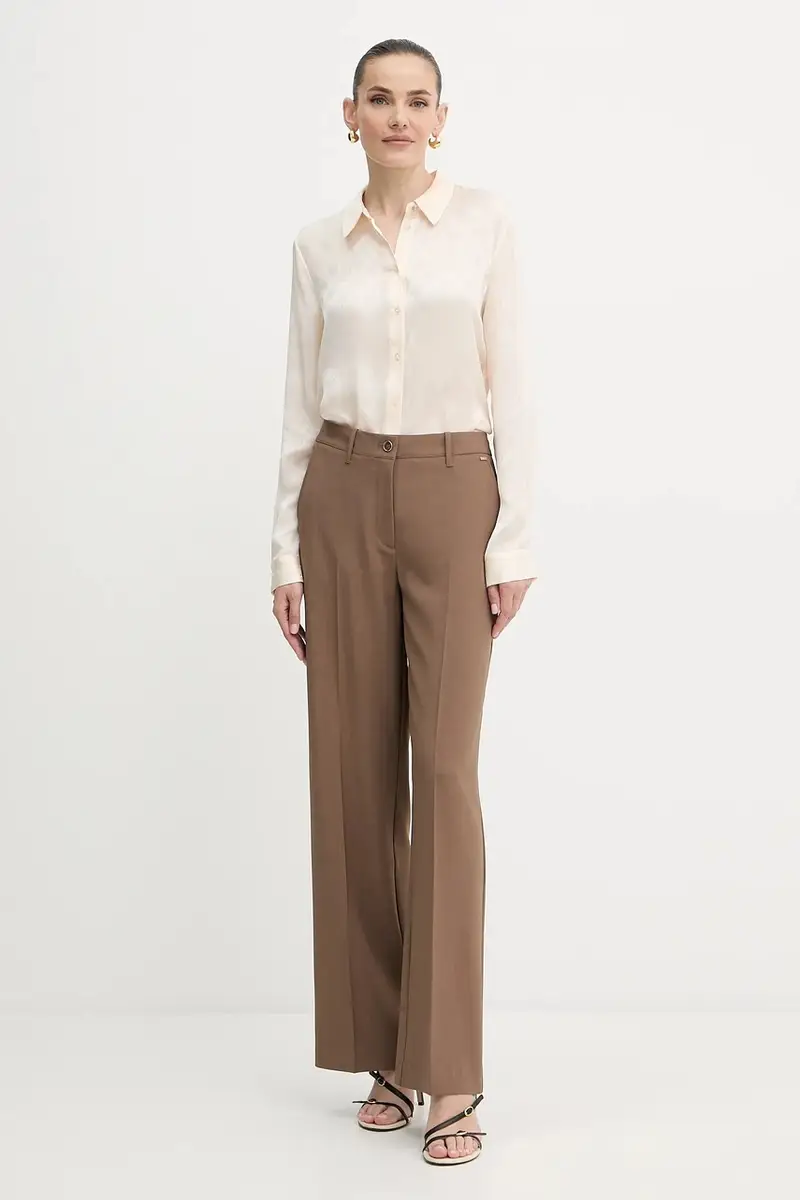 pantaloni DOROTHEE donna colore marrone W5YB04 WHD92 miniatura 2