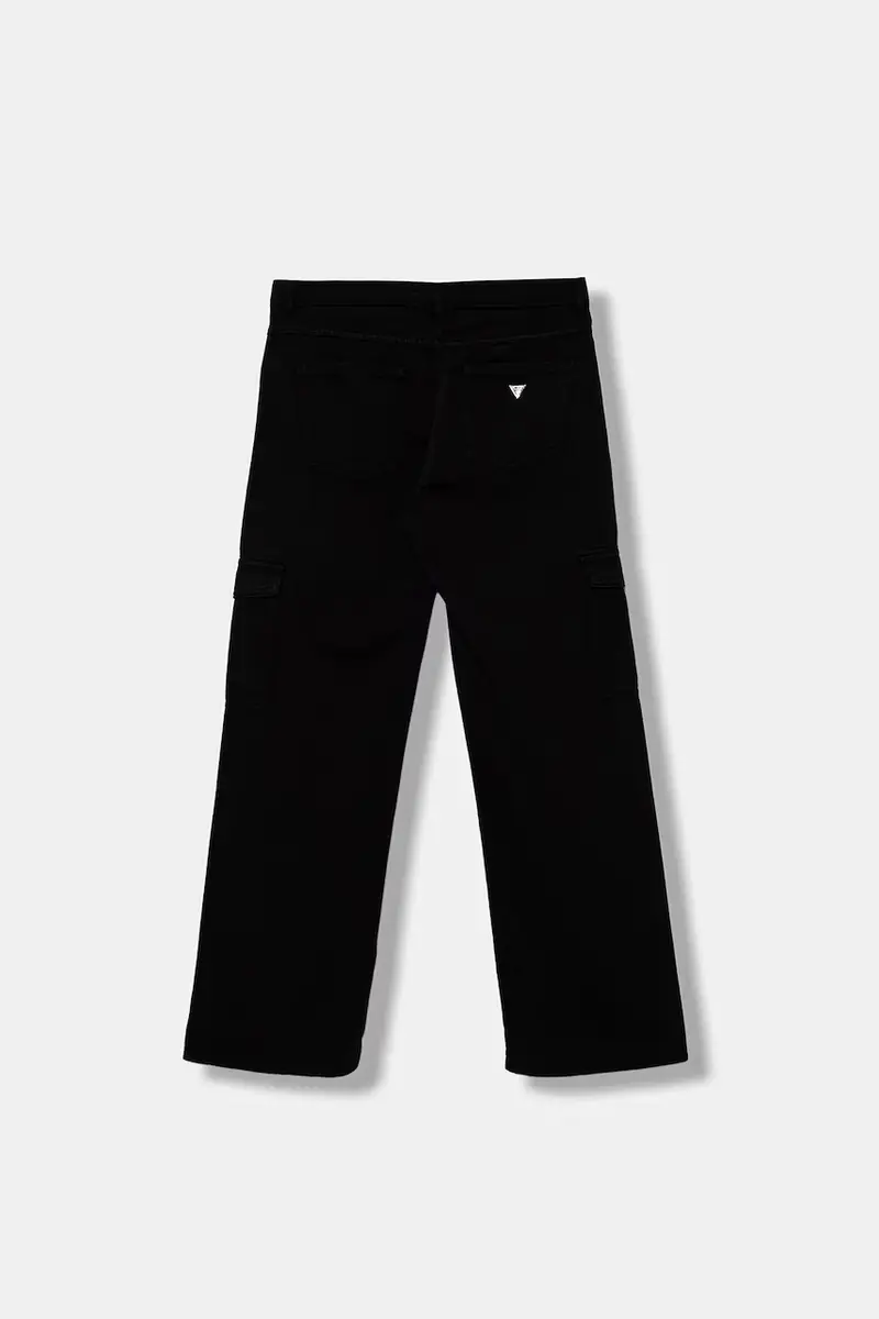 pantaloni in lana bambino/a colore nero J5YB01 WH630 miniatura 2