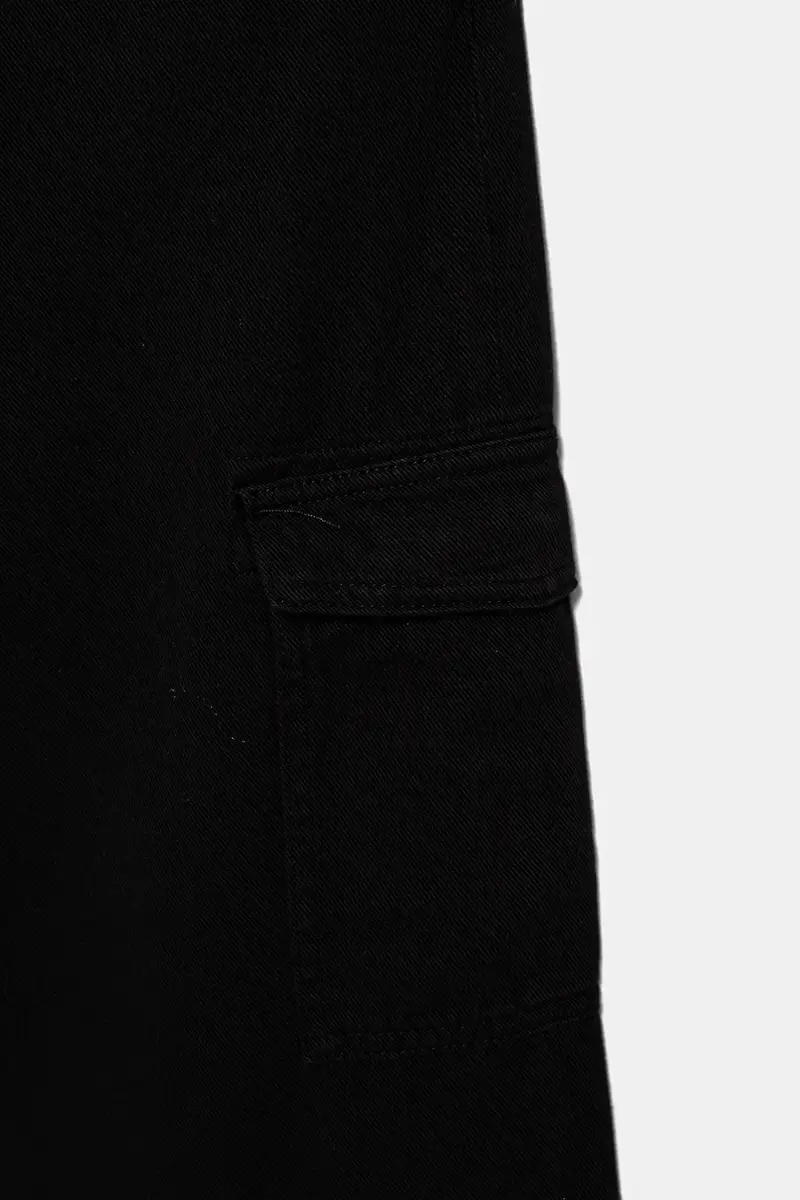 pantaloni in lana bambino/a colore nero J5YB01 WH630 miniatura 3