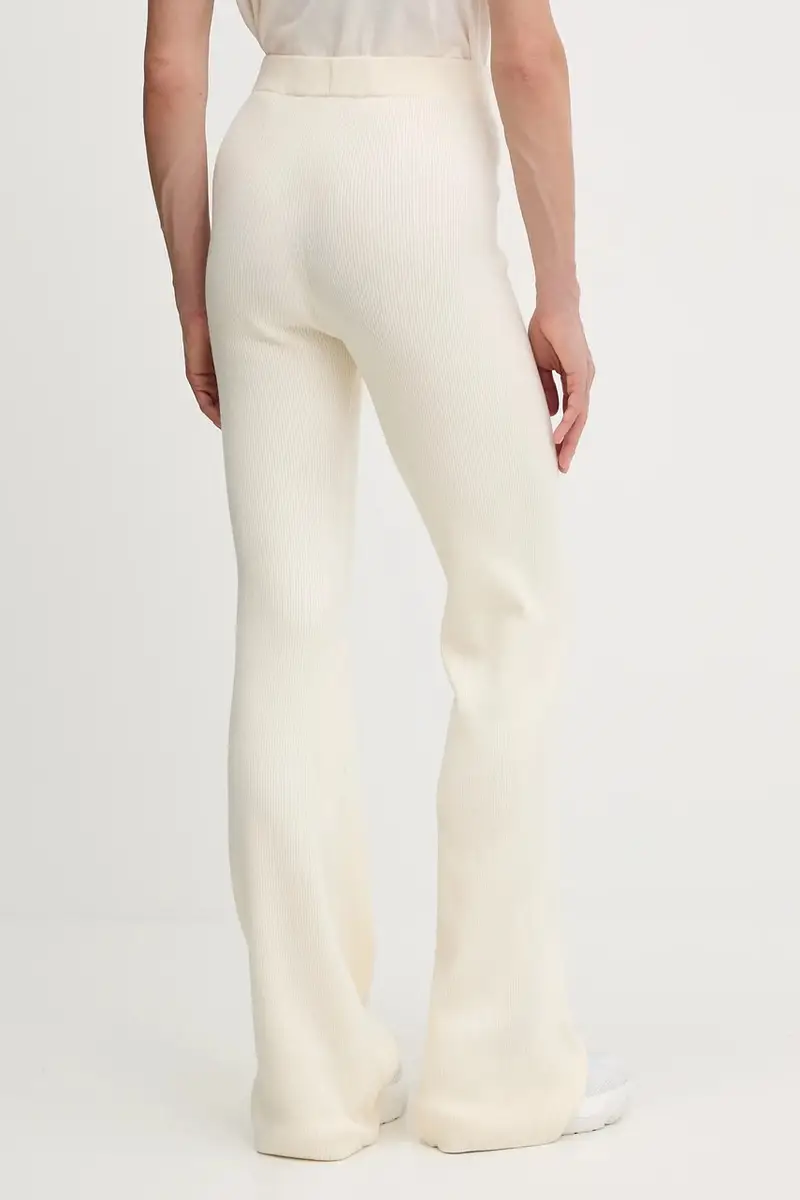 pantaloni in misto lana FLAMINIA donna colore beige V5BB08 Z3JD2 miniatura 3