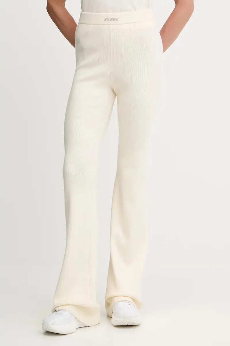 pantaloni in misto lana FLAMINIA donna colore beige V5BB08 Z3JD2