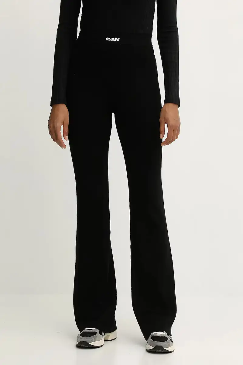 pantaloni in misto lana FLAMINIA donna colore nero V5BB08 Z3JD2