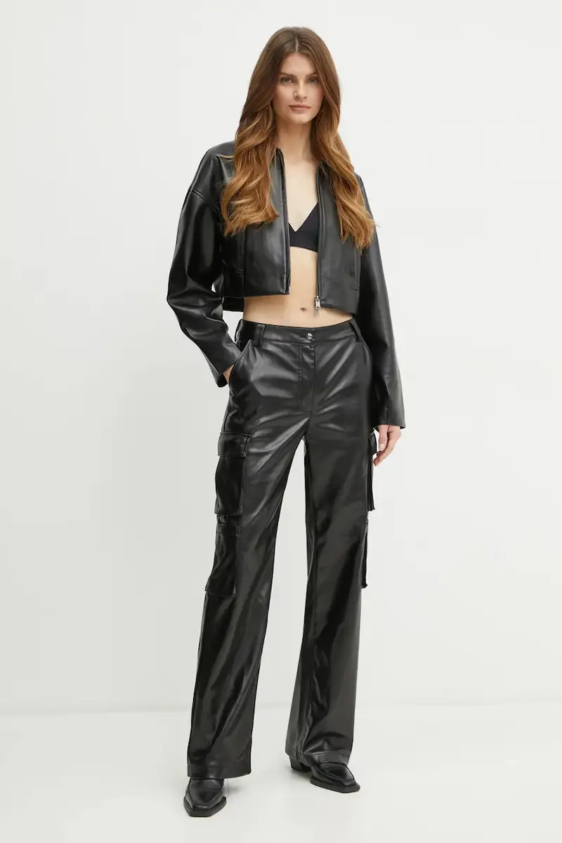 pantaloni KORI donna colore nero W4YB11 WF8Q0 miniatura 2