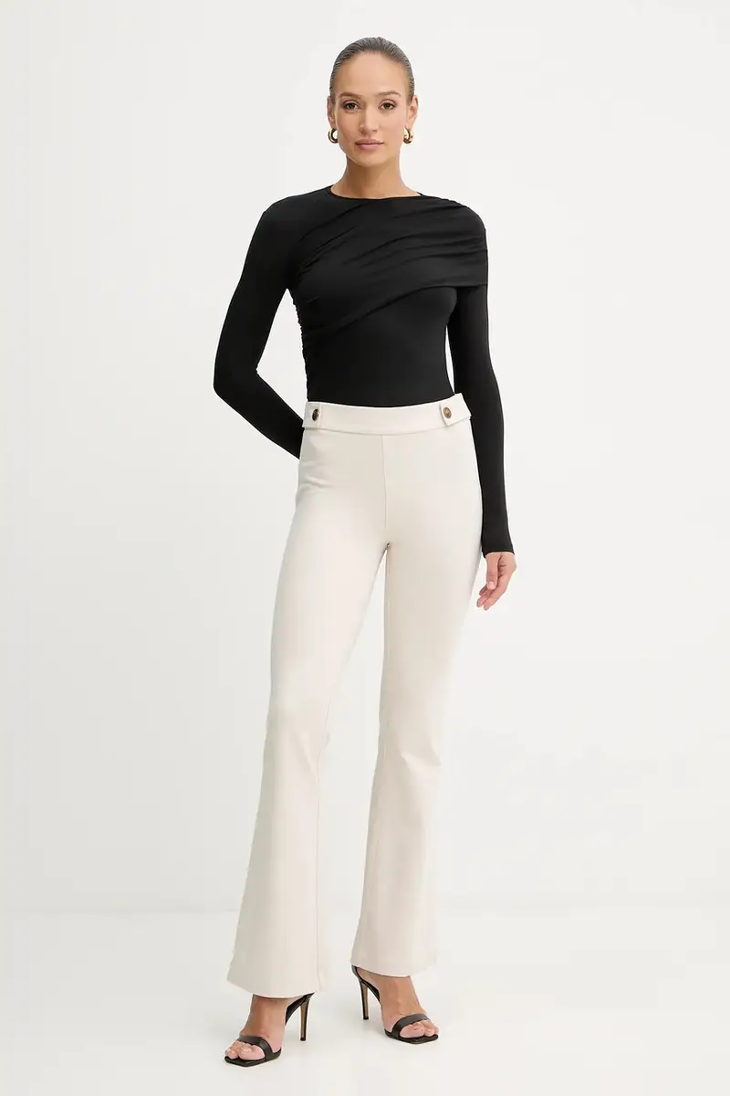 pantaloni MAELICE donna colore beige W5YB0I KCMU2 miniatura 2