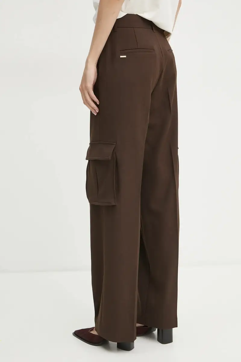 pantaloni MATEA donna colore marrone W5RB41 WGX02 miniatura 3