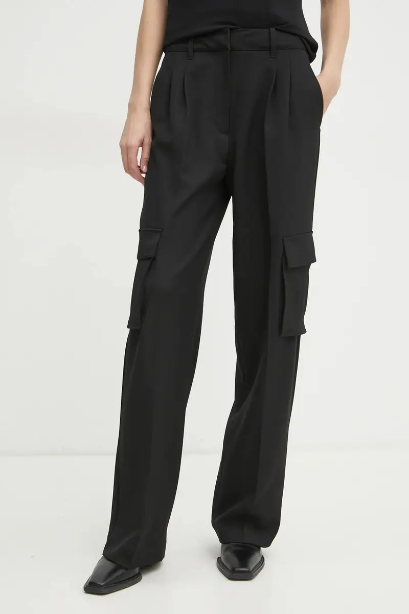 pantaloni MATEA donna colore nero W5RB41 WGX02 miniatura 3