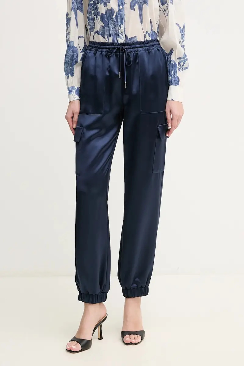 pantaloni NEW MARZIA donna colore blu navy W5GB08 WG7C0