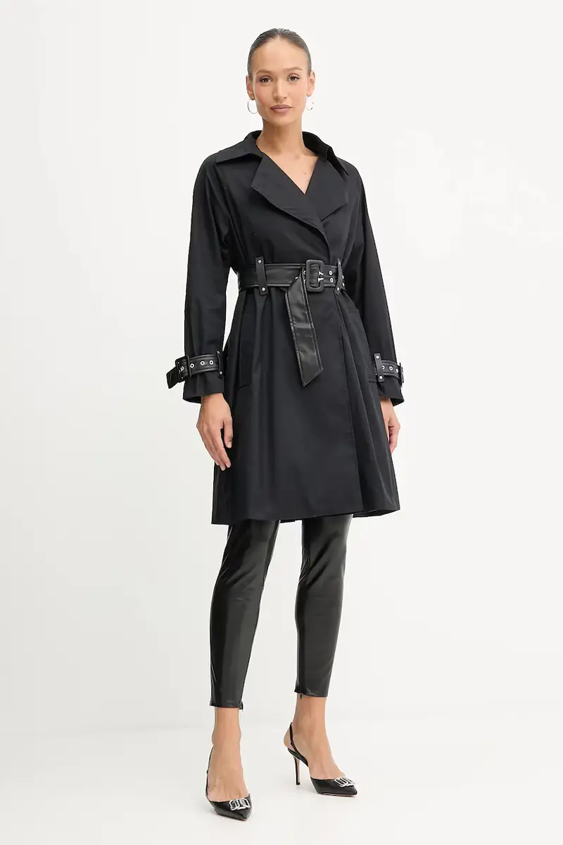 pantaloni PRESCILLA donna colore marrone W4BB18 WGIK0 Nero miniatura 2