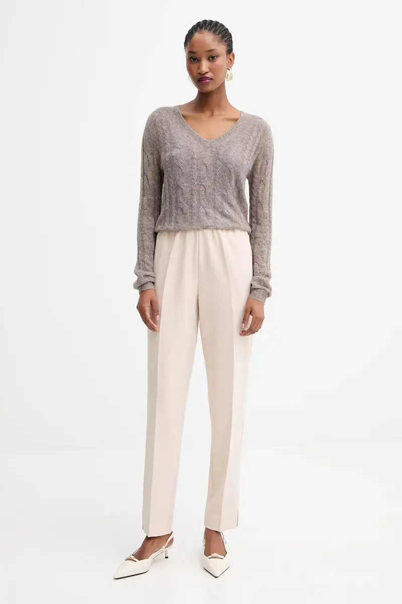 pantaloni ROBERTA donna colore beige W5YB01 WH9Y2 miniatura 2