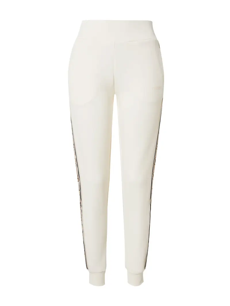 GUESS Pantaloni sportivi 'BRITNEY'  beige / nero / offwhite