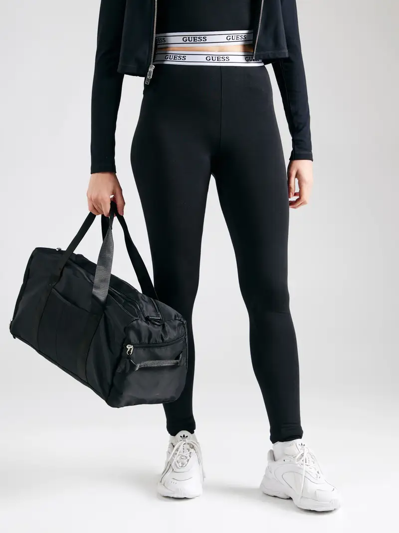 Pantaloni sportivi 'NEW ALINE' nero / bianco miniatura 2