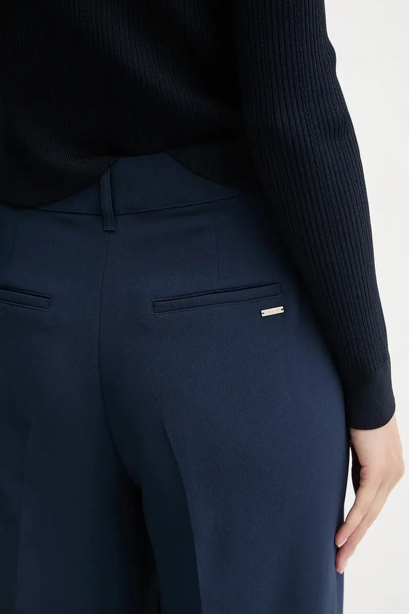 pantaloni THEOLINE donna colore blu navy W5YB08 WGHC2 miniatura 4