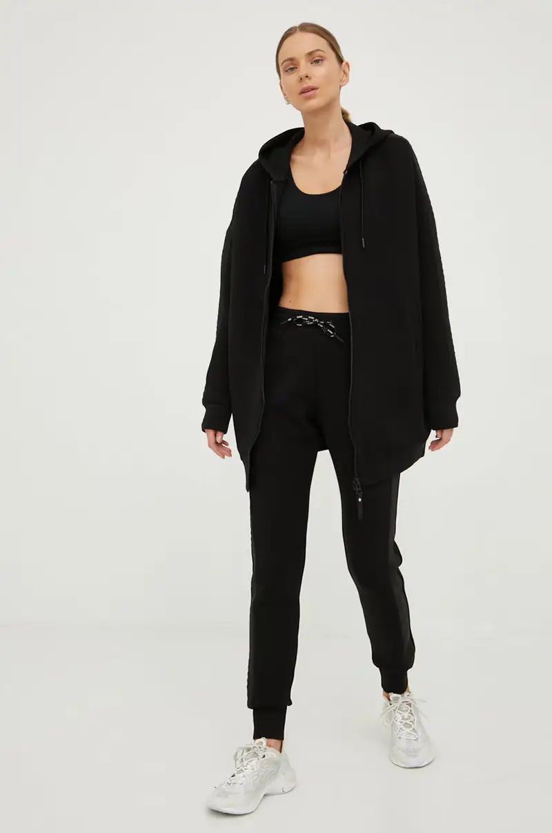 pantaloni tuta ALLIE colore nero V2YB18 K7UW2 miniatura 2