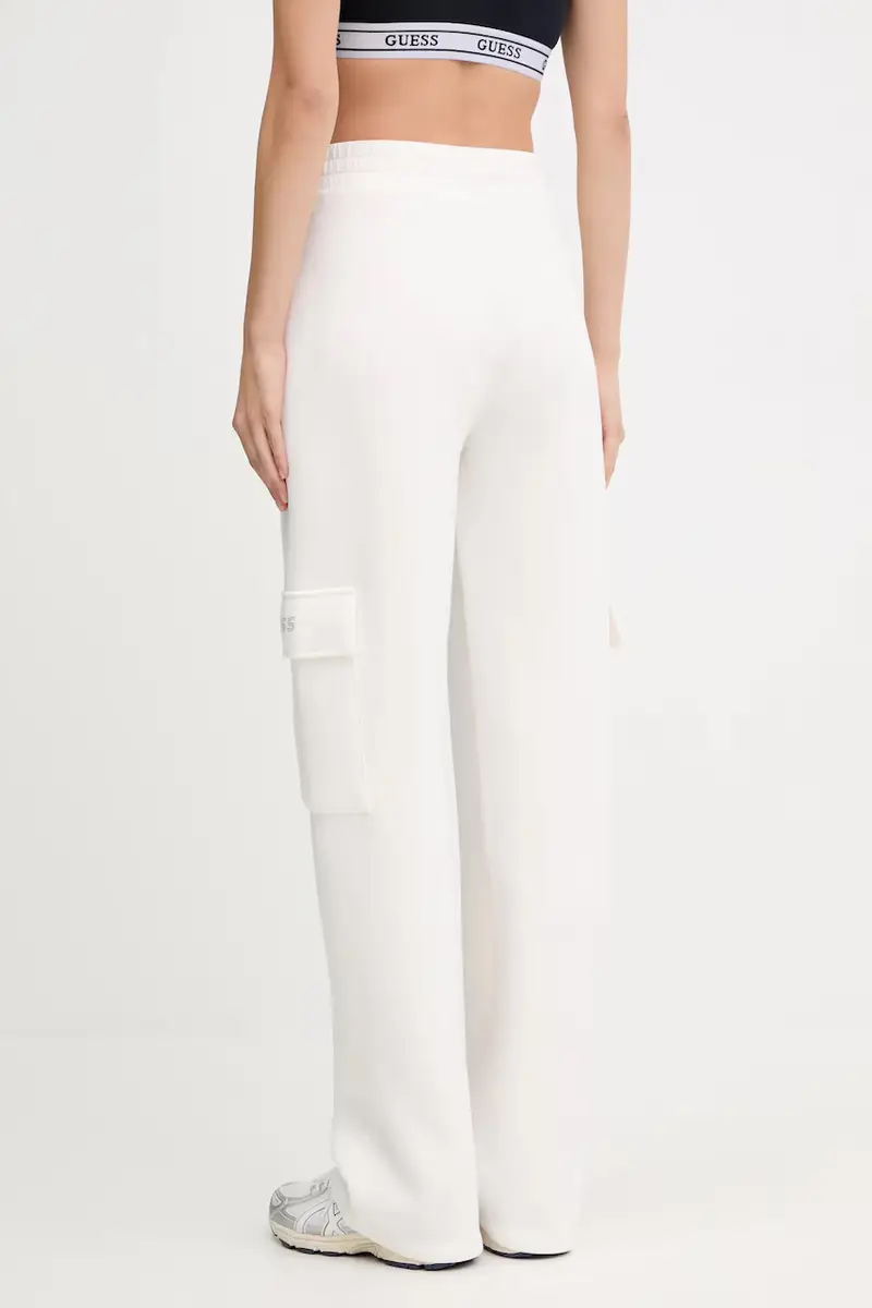 pantaloni tuta CECILIA colore beige con applicazione V4BB12 K7UW2 miniatura 3