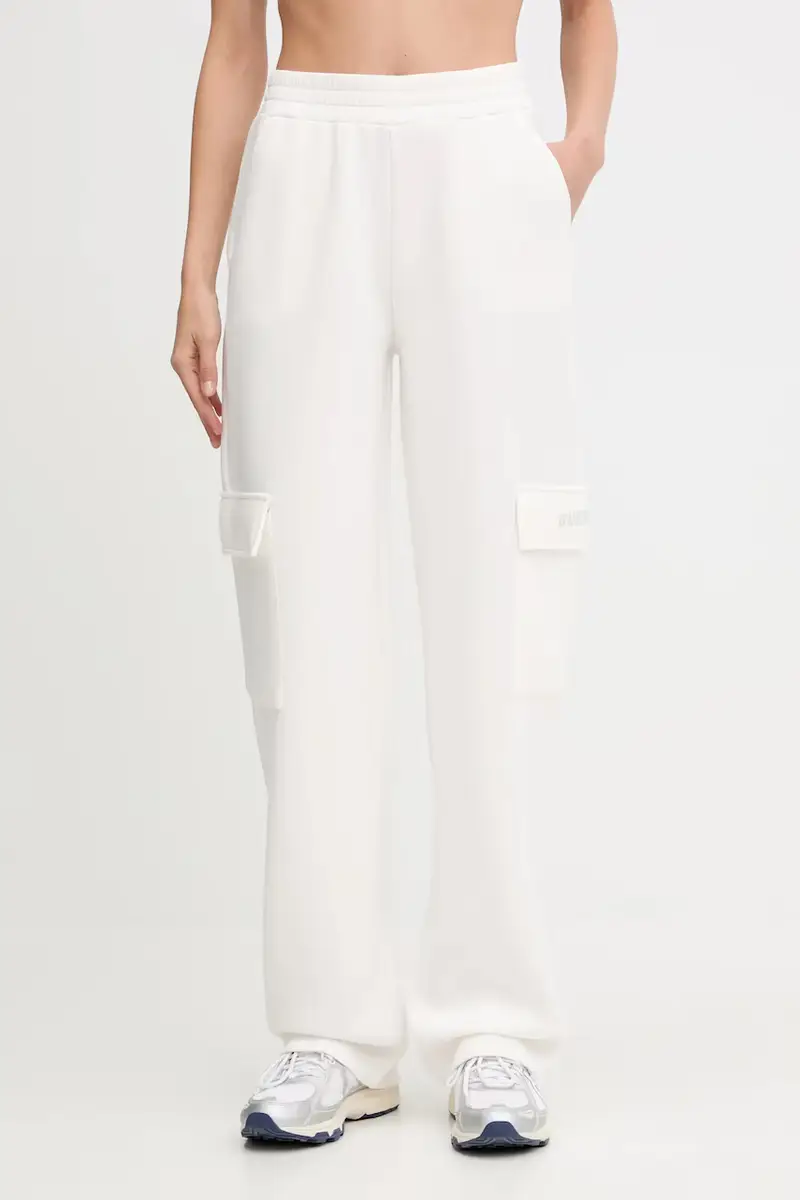 pantaloni tuta CECILIA colore beige con applicazione V4BB12 K7UW2