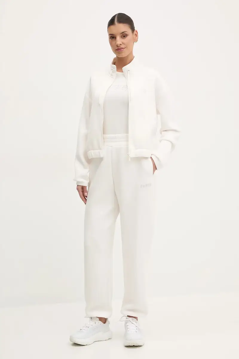 pantaloni tuta CECILIA colore beige con applicazione V4BB13 K7UW2 miniatura 3