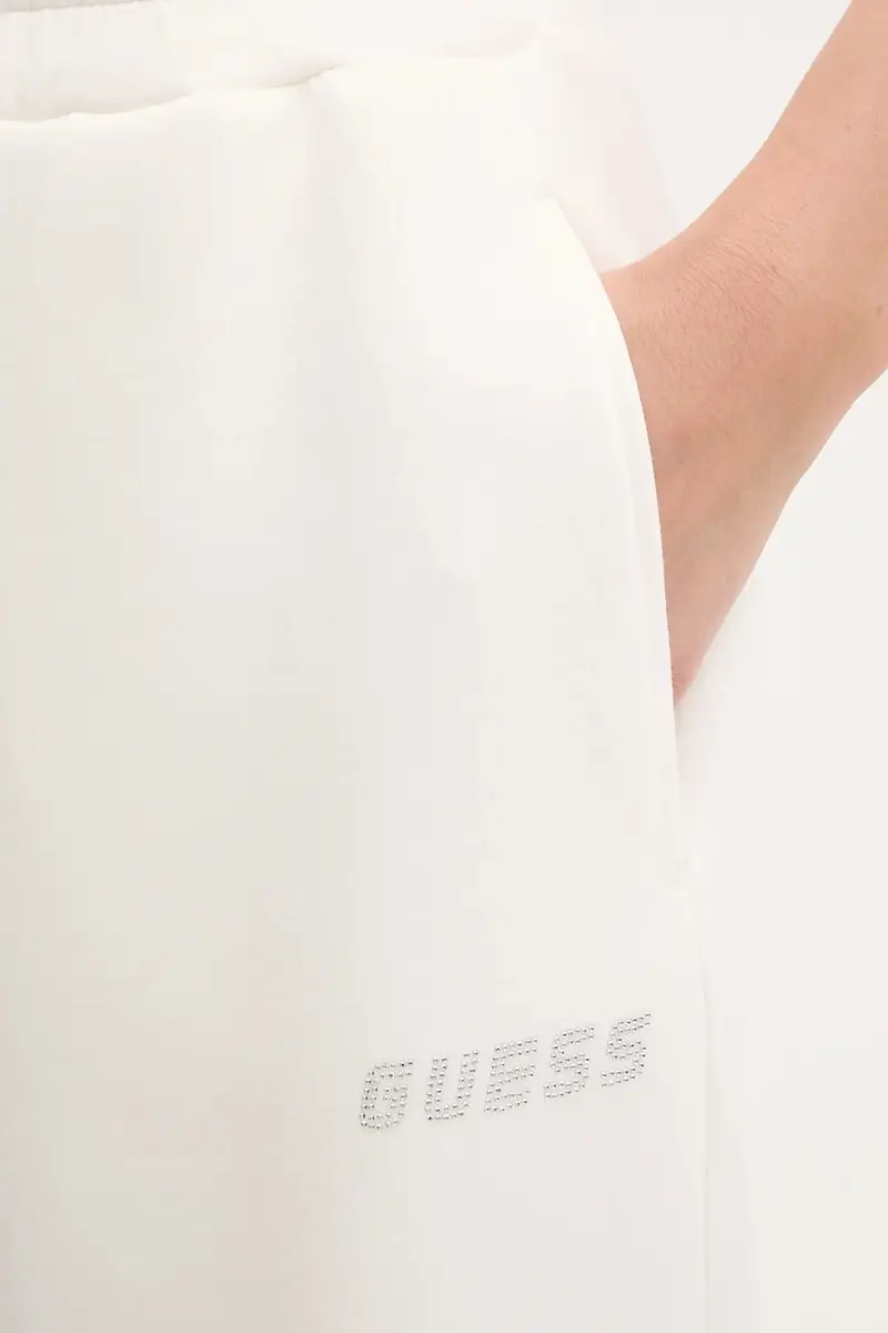 pantaloni tuta CECILIA colore beige con applicazione V4BB13 K7UW2 miniatura 4