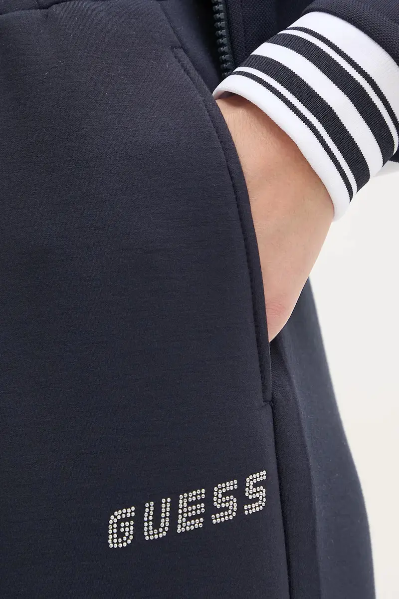 pantaloni tuta CECILIA colore blu navy con applicazione V4BB13 K7UW2 miniatura 4