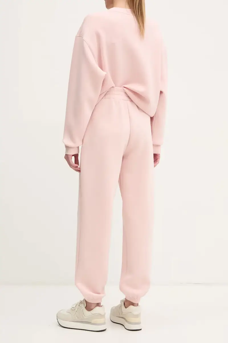 pantaloni tuta CECILIA colore rosa con applicazione V4BB13 K7UW2 miniatura 3