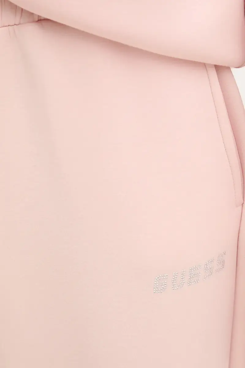 pantaloni tuta CECILIA colore rosa con applicazione V4BB13 K7UW2 miniatura 4