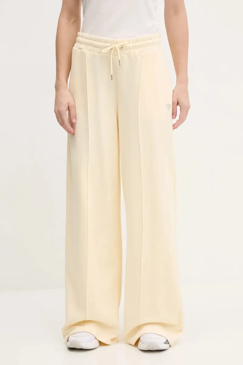 pantaloni tuta di cotone PRIMULA donna colore giallo V5GB07 KCRP0