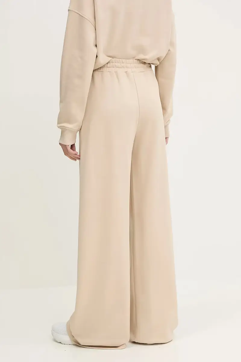 pantaloni tuta di cotone PRIMULA donna colore nero V5GB07 KCRP0 Beige miniatura 3