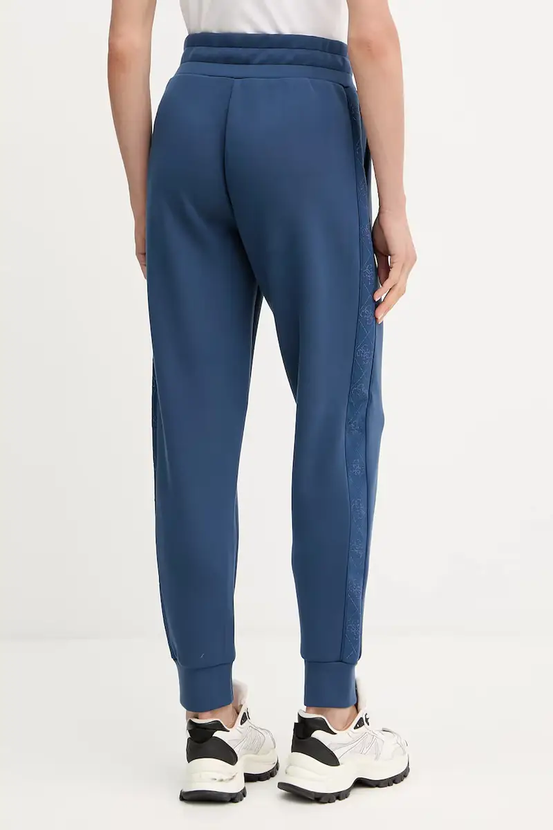 pantaloni tuta NEW VICTOIRE donna colore blu con applicazione W5YB11 KBYE2 miniatura 3