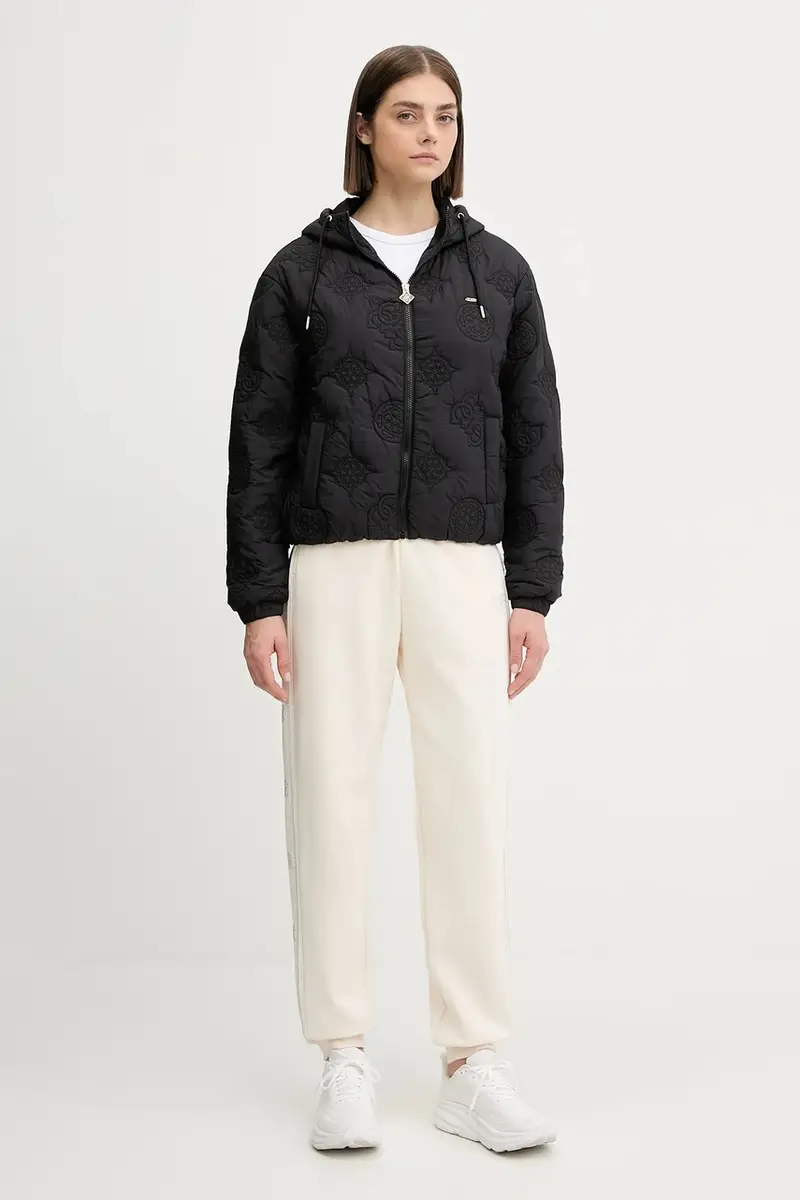 pantaloni tuta OCTAVIA donna colore beige con applicazione V5BB23 KCX22 miniatura 2