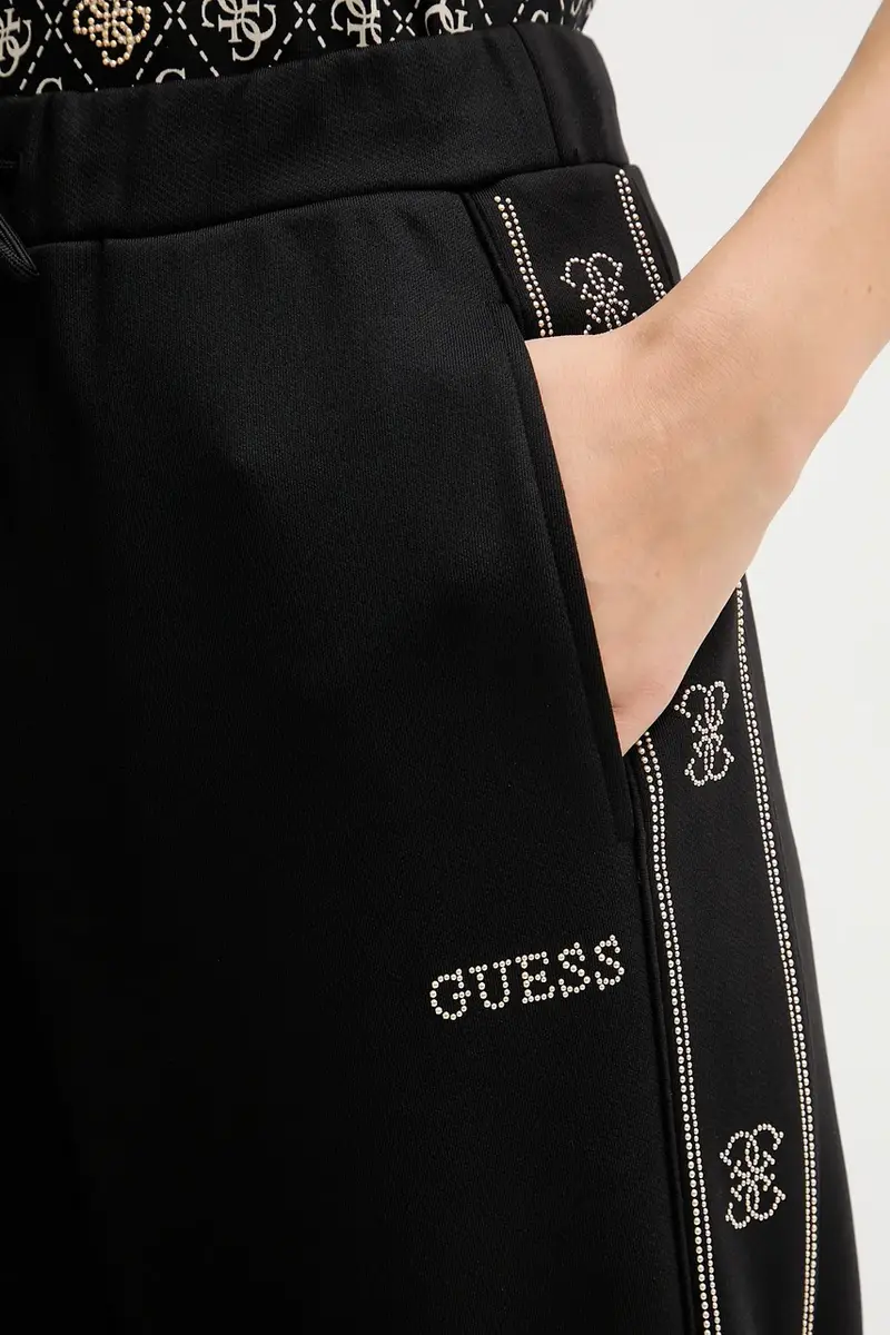 pantaloni tuta OCTAVIA donna colore nero con applicazione V5BB23 KCX22 miniatura 4