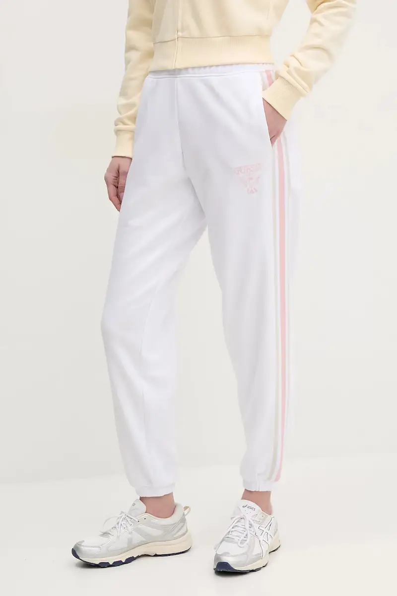 pantaloni tuta YARROW donna colore bianco V5GB15 KCRT1