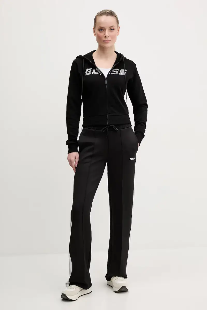 pantaloni tuta YARROW donna colore nero V5GB12 KCRU2 miniatura 2