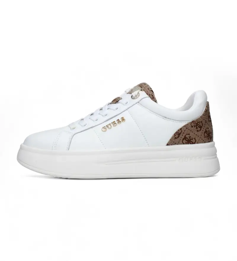 per donna. FLFWLLFAL12 Sneaker Welli in vera pelle bianca (38), Bianco, Basso, Stringhe, Casual