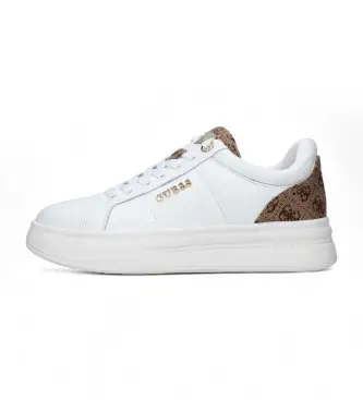 per donna FLFWLLFAL12 Sneaker Welli in vera pelle bianca (39), Bianco, Basso, Stringhe, Casual