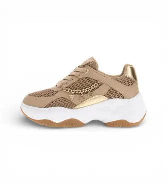 per donna FLPHARELE12 Sneakers marroni Harpaa (38), Marrone, Basso, Stringhe, Casual Pelle